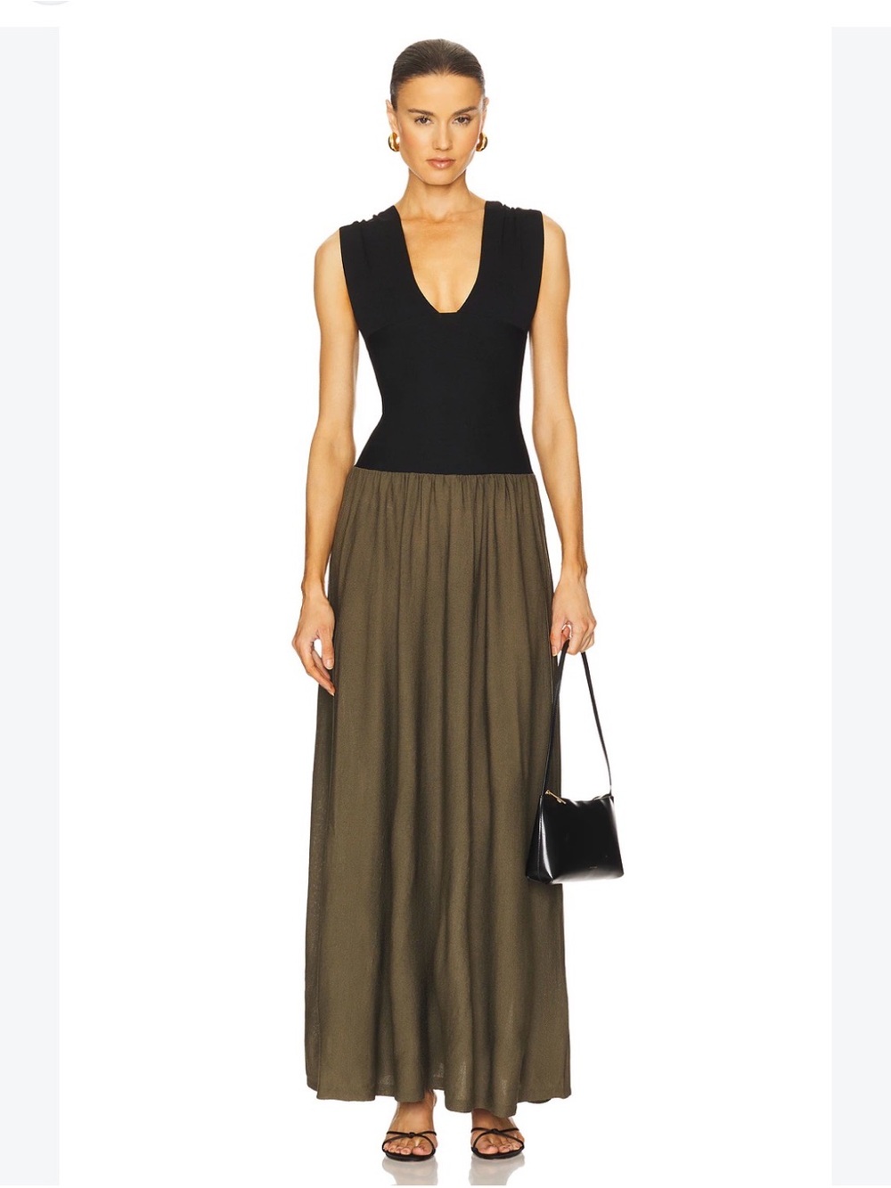 REVOLVE weworewhat maxi dress wedding guest - small stretch minor flaw